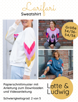 Lotte & Ludwig Papierschnittmuster - Larifari